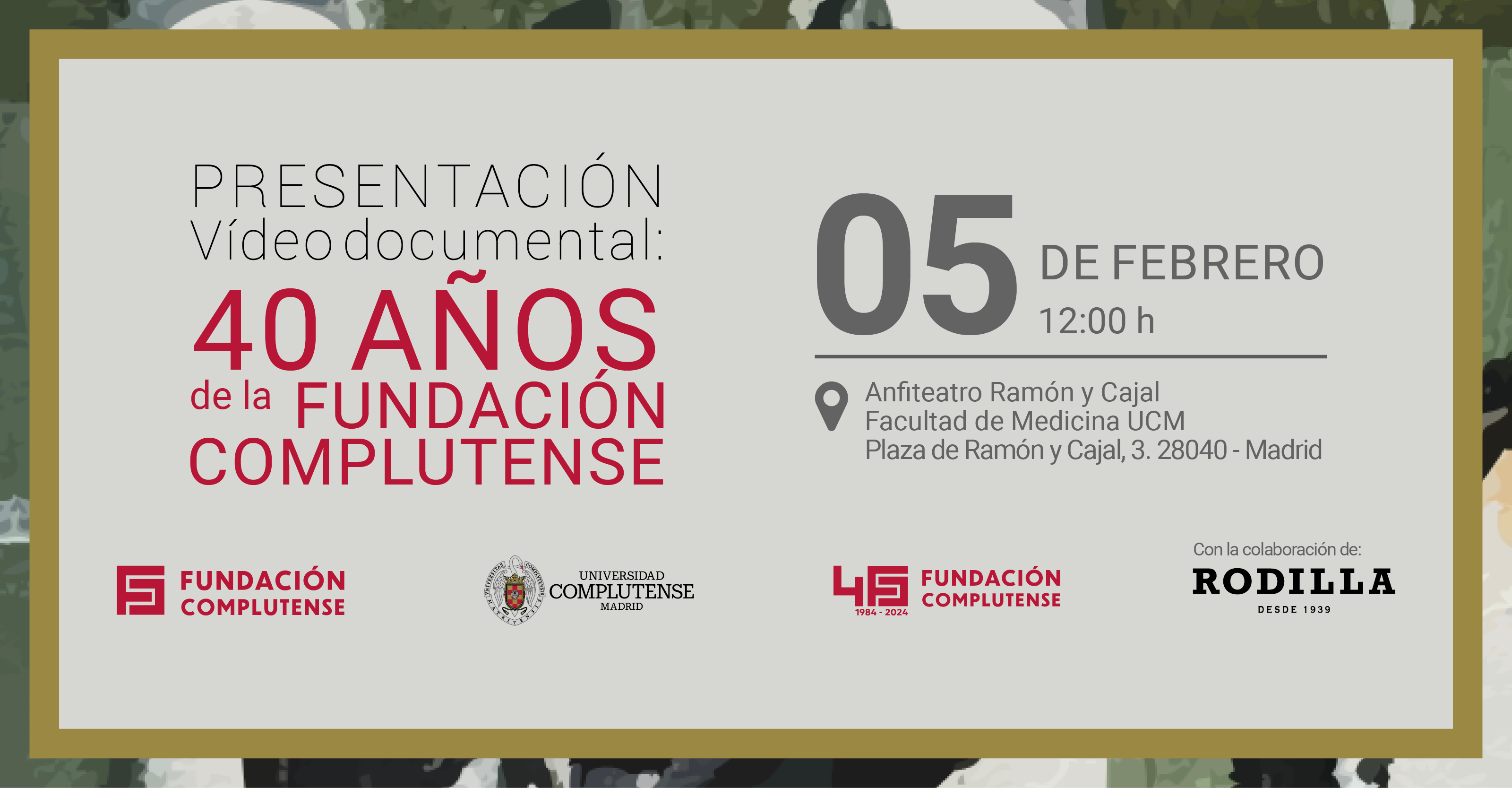 40 años de la Fundación Complutense